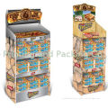4c Printing Cardboard Retail Display , Promotional Pallets Store Display Racks